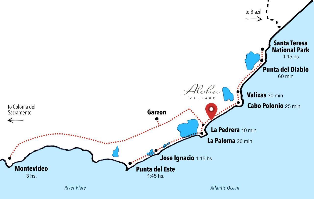 Aloha Village La Pedrera Eksteriør bilde